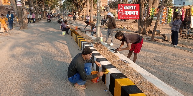 मुख्यमंत्री नीतीश कुमार की बक्सर यात्रा को लेकर युद्धस्तर पर तैयारियां